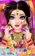 Indian Wedding Makeup Dress up screenshot 3