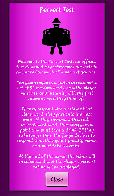 The pervert test