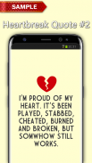 Heartbreak Quote Wallpapers screenshot 3