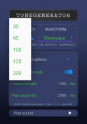 Tone Generator / generate sound of any frequency screenshot 1
