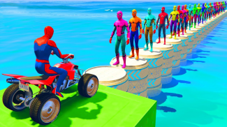 Quads Superheroes Stunts Racing screenshot 7