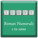 Roman Numerals 1 to 1000