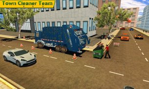 Garbage Truck Simulator 2018 City Cleaner Service screenshot 0