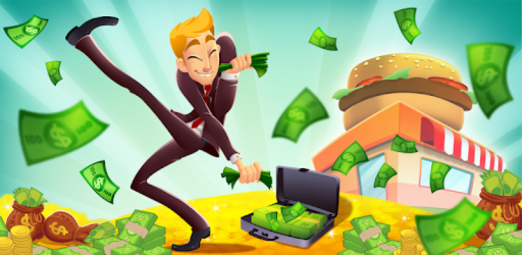 Burger Clicker: The Free Incremental Billionaire Game - Make money fast!  Raise your Burger Empire from scratch and transform yourself into the  greatest tycoon! Tap the screen and become a  millionaire!::Appstore for