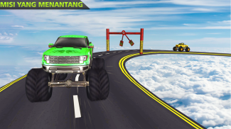 Monster Truck Stunts di Track Mustahil screenshot 5