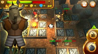 Panda Bomber: 3D Dark Lands screenshot 4