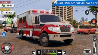 Hospital Game Emergency Van 3D screenshot 3