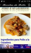 Recetas de Pollo screenshot 2