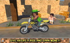 Blocky Motorbike Summer Breeze screenshot 1