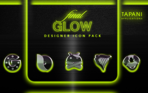 GLOW LIME icon pack HD 3D screenshot 7