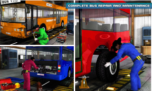 Gas Station Bus Parking Games screenshot 2