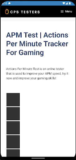 APM Test Action Per Minutes APK Download for Android Aptoide