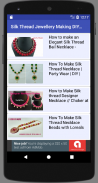 Silk Thread Jewellery Making DIY Videos screenshot 4