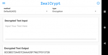 ZealCrypt - Encrypt And Decrypt Easily screenshot 3