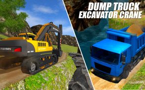 Heavy Excavator Crane Builder-Sand Digger Truck 3D screenshot 7