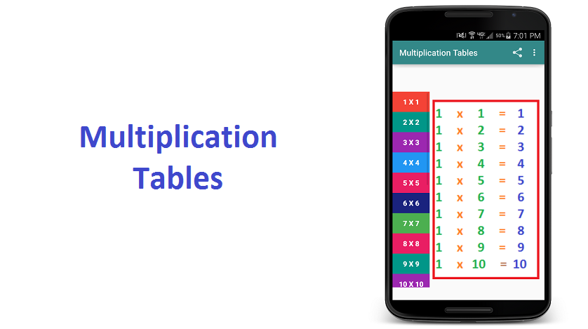 Multiplication Tables 5 0 0 Download Android Apk Aptoide