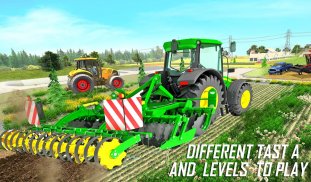 Farming sim 21 Real IndianTractor simulator Games screenshot 9