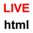 Live HTML Editor Icon