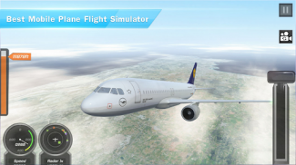 شبیه ساز پرواز بازی هواپیما screenshot 1