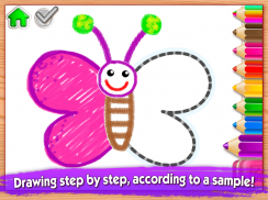 123 Dessiner! Jeux de dessin! Coloriage animaux 🐱 screenshot 10