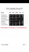 ICU Cardiac Drug FX screenshot 0