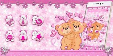 Cute Teddy Bear Tema screenshot 3