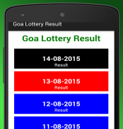 Goa Lottery Result screenshot 1