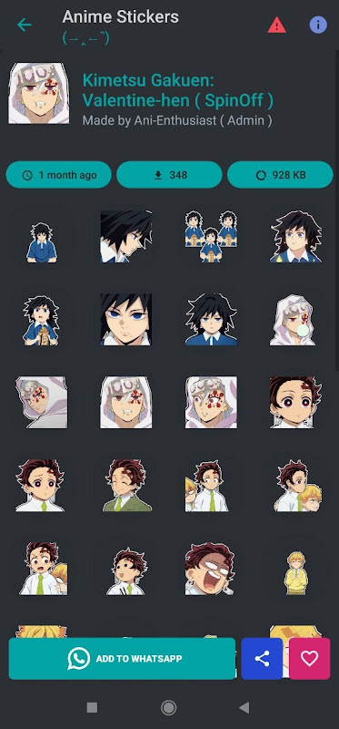 New WAStickerApps  Anime stickers for WhatsApp APK Download 2023  Free   9Apps