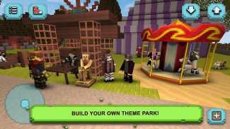 Theme Park Craft: Build & စီးနင် screenshot 2