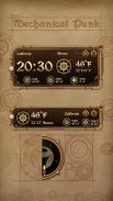 Mechanical Punk GO Weather Widget Theme screenshot 1