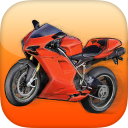 Motorrad Hintergrund Icon