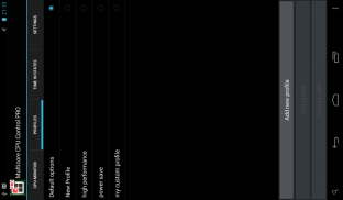 CPU Performance Control PRO screenshot 1