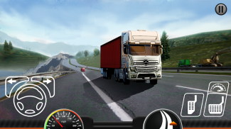 ยูโร ผู้ขนส่ง รถบรรทุก เกม screenshot 8