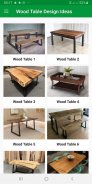 Wood Table Design Ideas screenshot 1