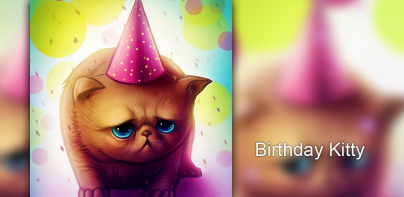 Birthday Cat live wallpaper