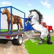 Ladang Haiwan Pengangkutan trak Memandu Permainan screenshot 4