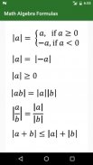 Algebra Formulas screenshot 0