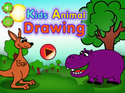 أطفال الحيوانات الرسم screenshot 5