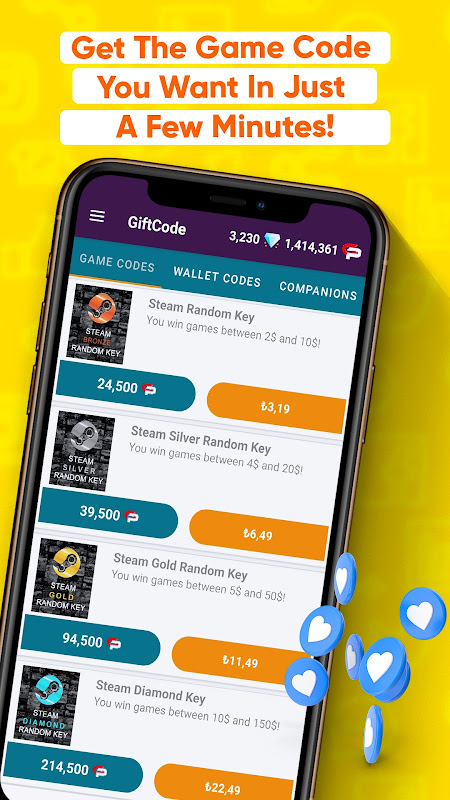 GiftCode - Earn Game Codes for Android - Download