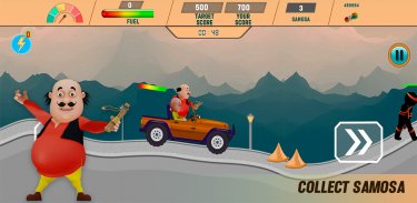 Motu Patlu Hill Racing Fight screenshot 0