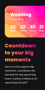 Hurry - Countdown to Birthday/Vacation (& Widgets) screenshot 0
