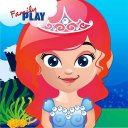 Mermaid Princesa Juegos Icon