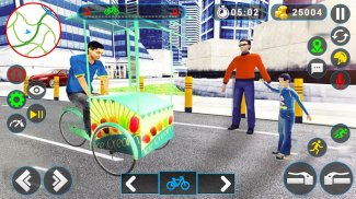 City Ice Cream Man Free Delivery Simulator Game 3D screenshot 1