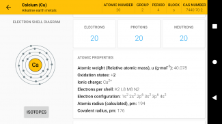 جدول دوره ای 2020. شیمی در جیب شما screenshot 10