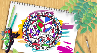 Mandala Kamen Coloring Book screenshot 0