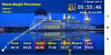 Prayer Times on TV - JWS NOOR screenshot 1