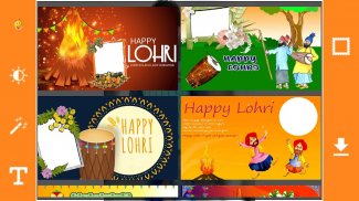 Lohri Photo Frames & Wishes screenshot 0