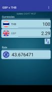 British Pound x Thai Baht screenshot 1