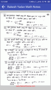 Rakesh Yadav Math Class Notes in Hindi screenshot 3