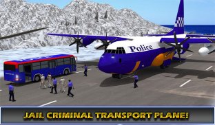 US Police Airplane Cop Dog Transporter Kids Games screenshot 20